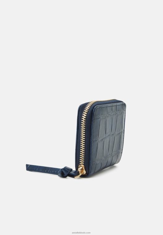Anna Field kvinner lommebok blå P266L2808