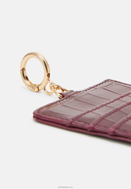 Anna Field kvinner lommebok bordeaux P266L2823