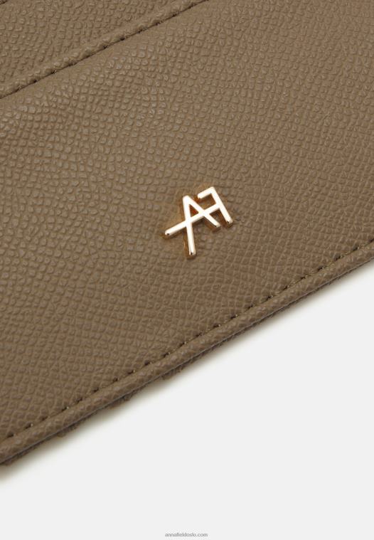 Anna Field kvinner lommebok lysebrun P266L2818