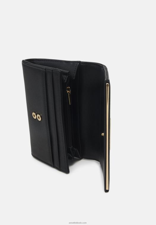 Anna Field kvinner lommebok svart P266L2796