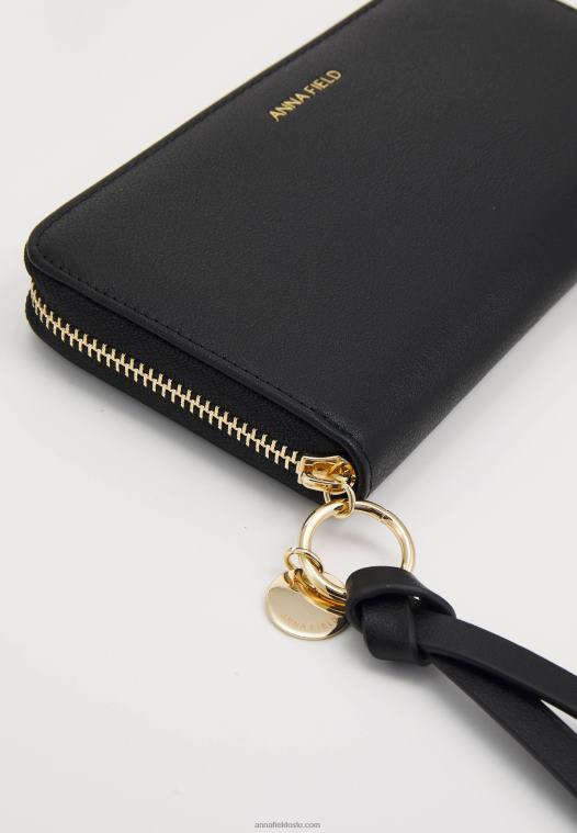 Anna Field kvinner lommebok svart P266L2798