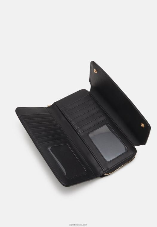 Anna Field kvinner lommebok svart P266L2804