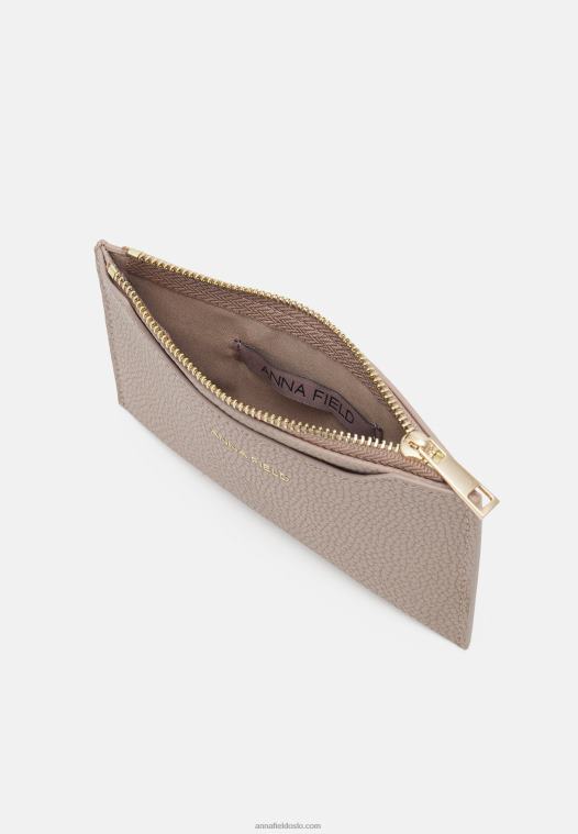 Anna Field kvinner sett lommebok grå P266L2819