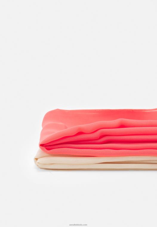 Anna Field kvinner 2 pakke hodeskjerf rosa/naken P266L2713