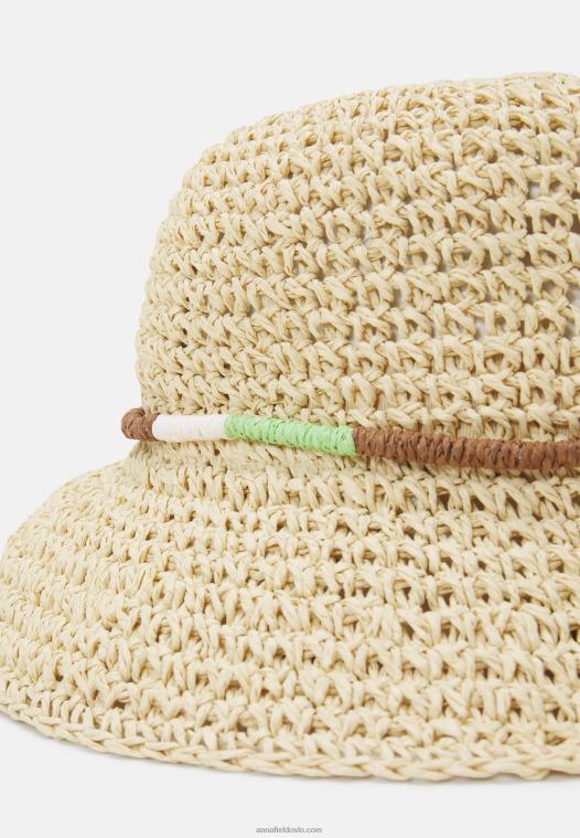 Anna Field kvinner lue brun/grønn P266L2722