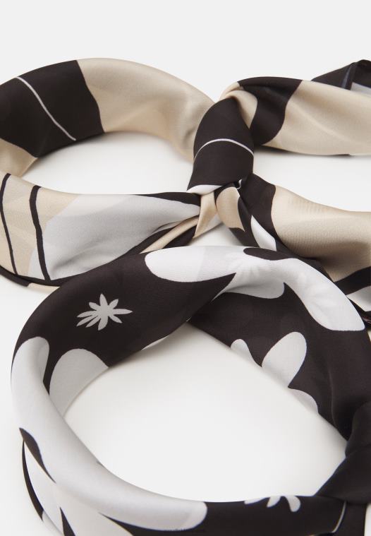 Anna Field kvinner 2 pakke foulard svart P266L2838