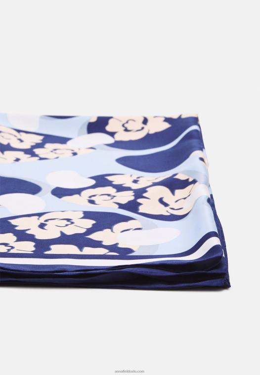 Anna Field kvinner foulard blå P266L2843