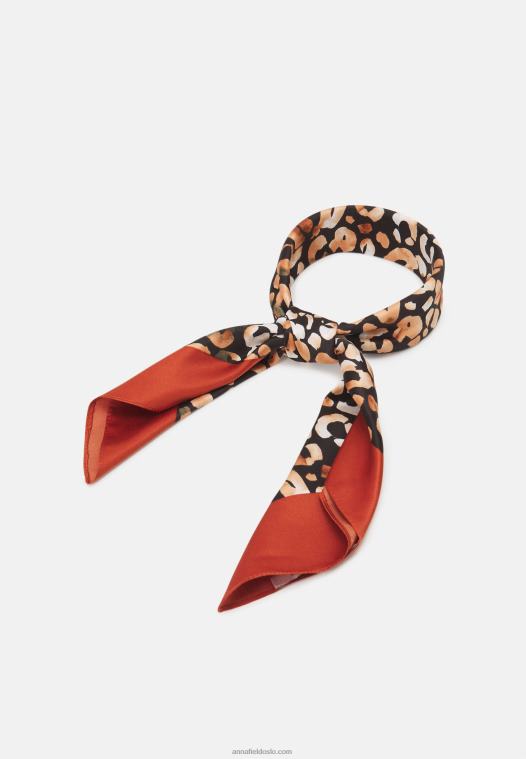 Anna Field kvinner foulard brun P266L2844