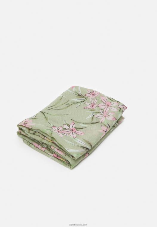 Anna Field kvinner foulard grønn P266L2842