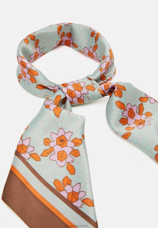 Anna Field kvinner foulard hvit/oransje P266L2846