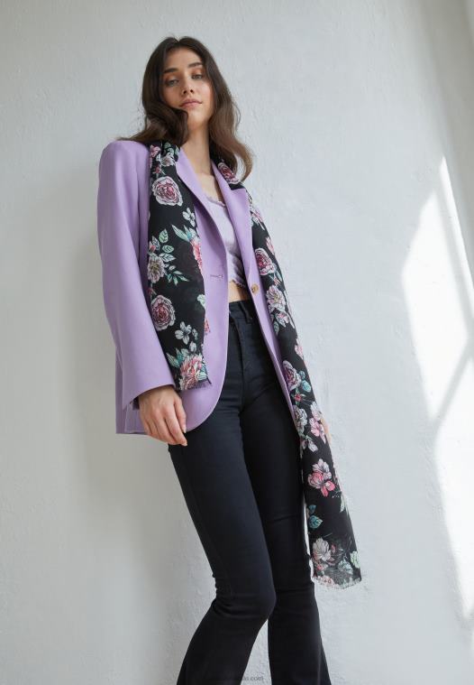 Anna Field kvinner foulard svart P266L2839