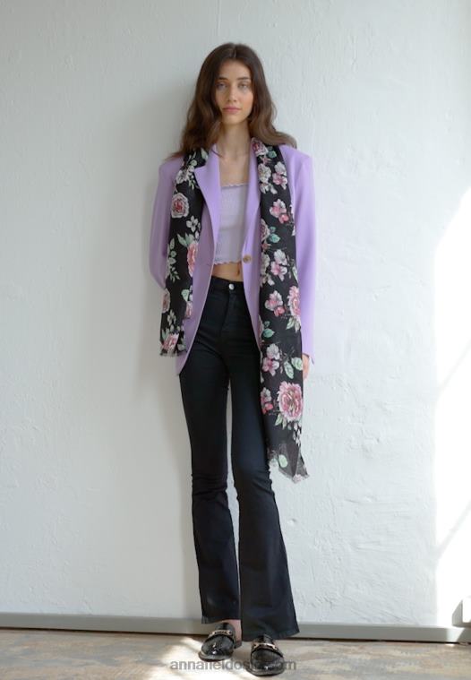 Anna Field kvinner foulard svart P266L2839