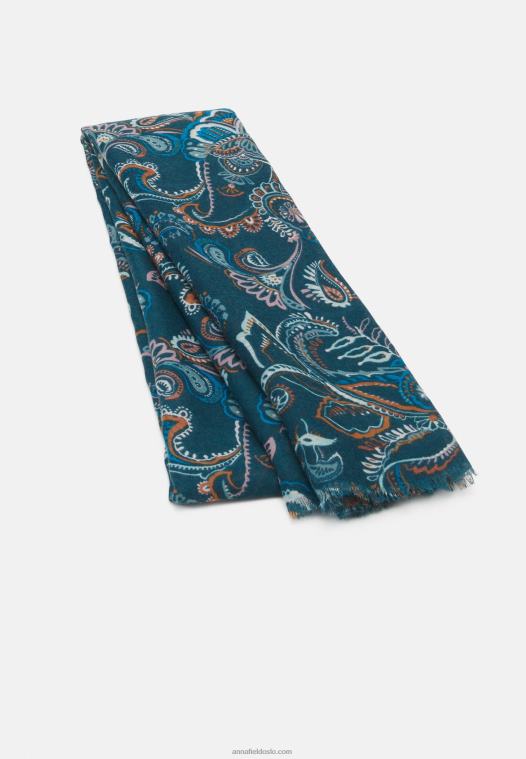 Anna Field kvinner skjerf grønt P266L2830