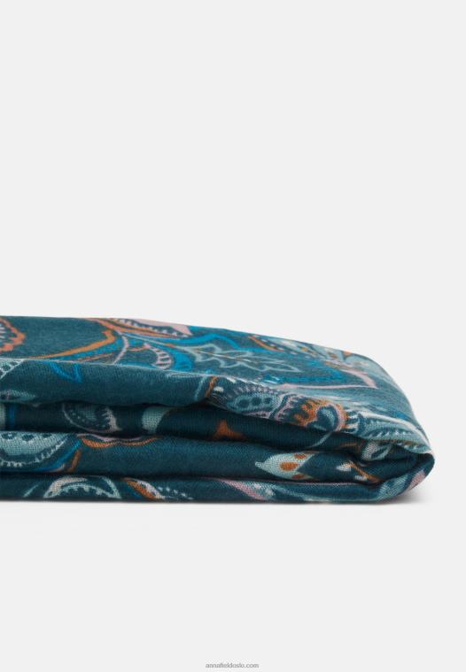 Anna Field kvinner skjerf grønt P266L2830