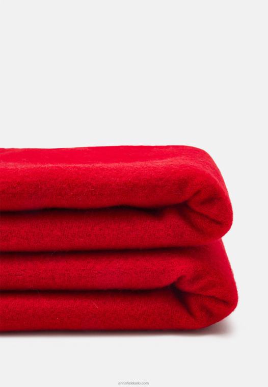 Anna Field kvinner skjerf rødt P266L2827