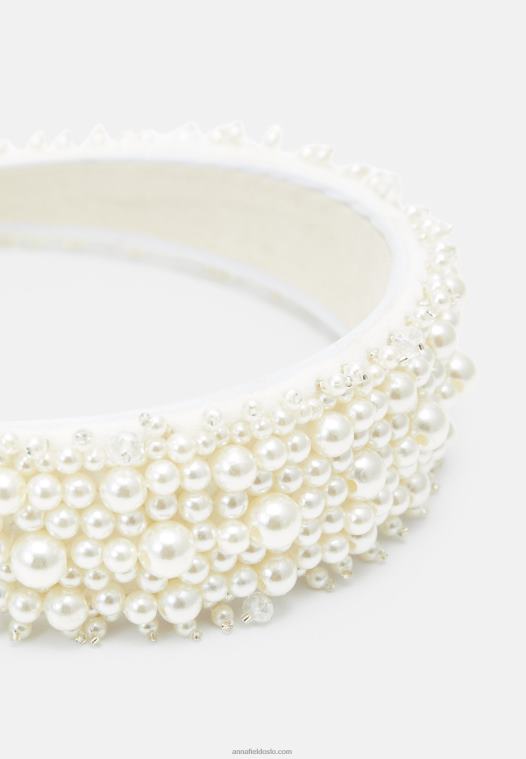 Anna Field kvinner hårstyling tilbehør hvit P266L2666