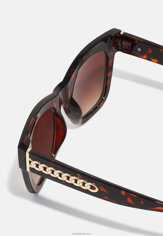 Anna Field kvinner solbriller brune P266L2683