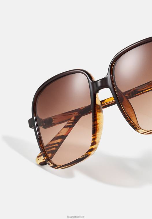 Anna Field kvinner solbriller brune P266L2689