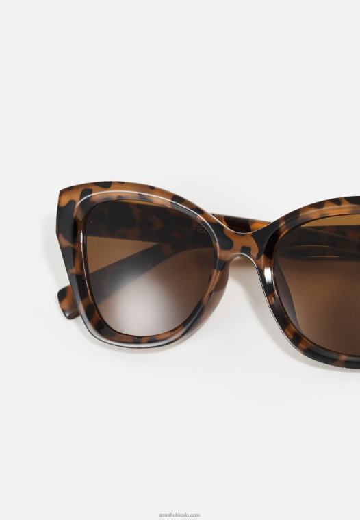 Anna Field kvinner solbriller brune P266L2699