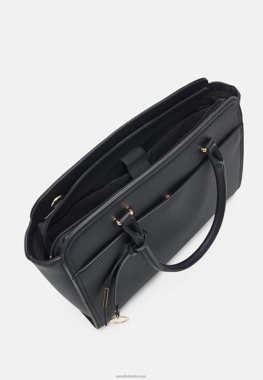 Anna Field kvinner bærbar bag svart P266L2565