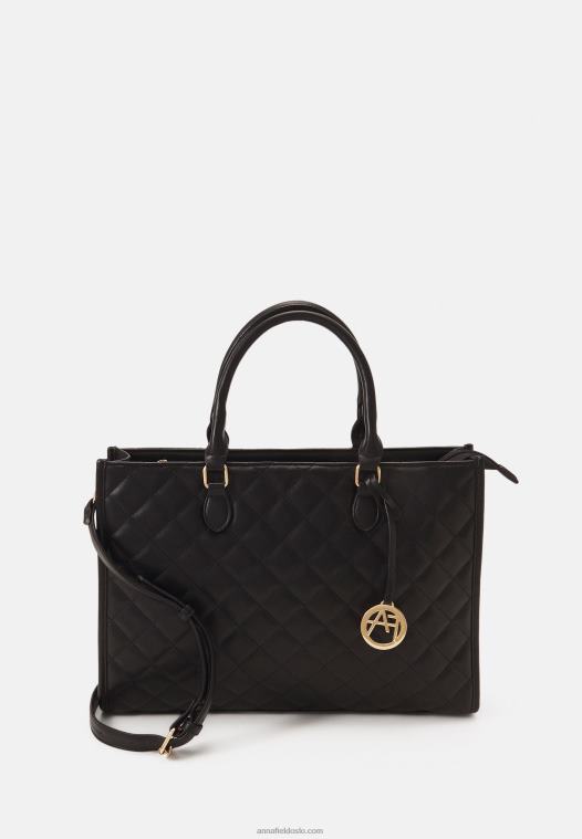 Anna Field kvinner bærbar bag svart P266L2567