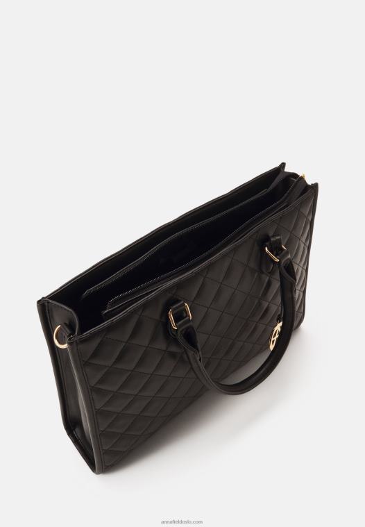 Anna Field kvinner bærbar bag svart P266L2567