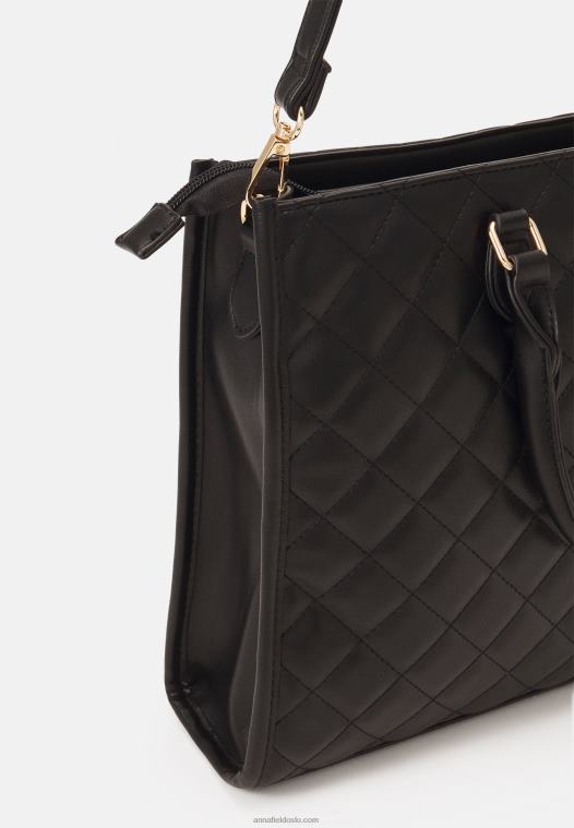 Anna Field kvinner bærbar bag svart P266L2567