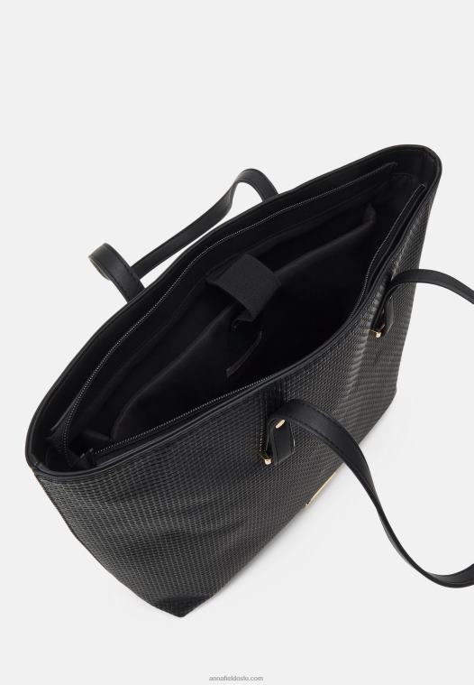 Anna Field kvinner bærbar bag svart P266L2579
