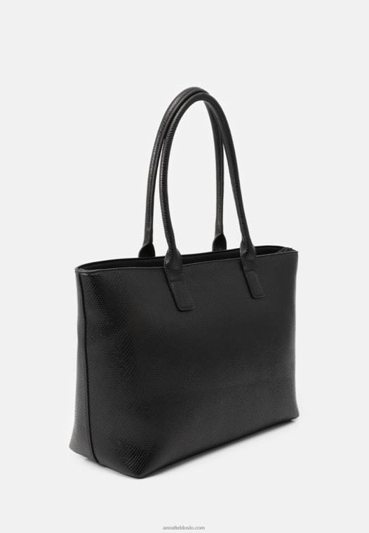 Anna Field kvinner bærbar veske 802 svart P266L2583