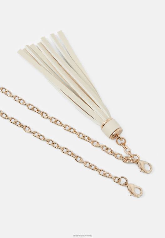 Anna Field kvinner clutch 003 off-white P266L2414