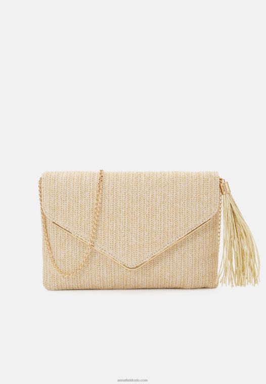 Anna Field kvinner clutch beige P266L2450