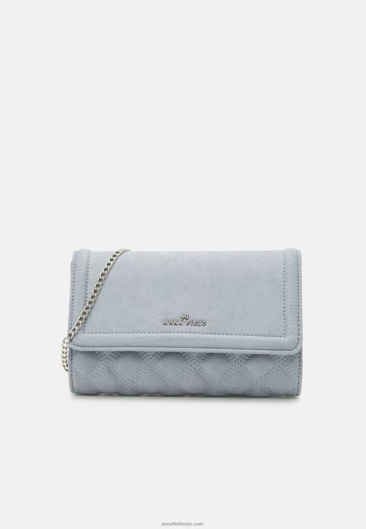 Anna Field kvinner clutch blågrå P266L2434