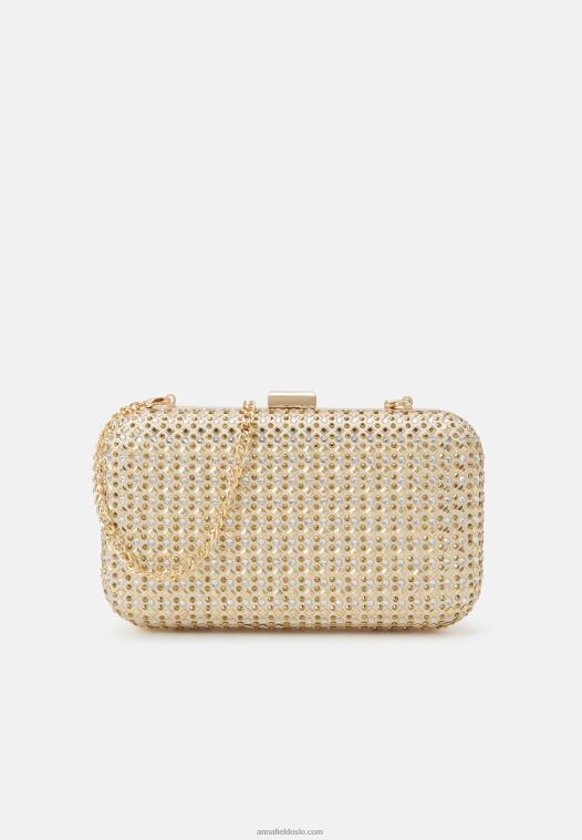 Anna Field kvinner clutch gull P266L2418