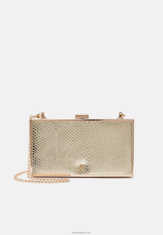 Anna Field kvinner clutch gull P266L2440