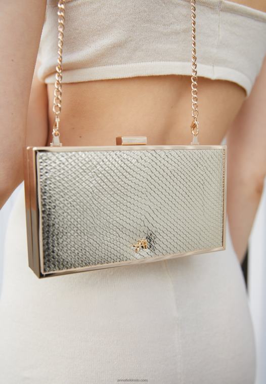 Anna Field kvinner clutch gull P266L2440