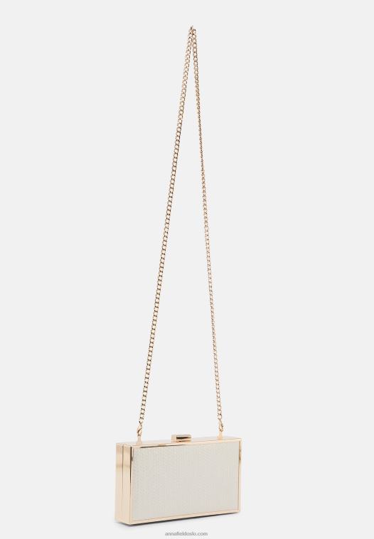 Anna Field kvinner clutch gullfarget P266L2430