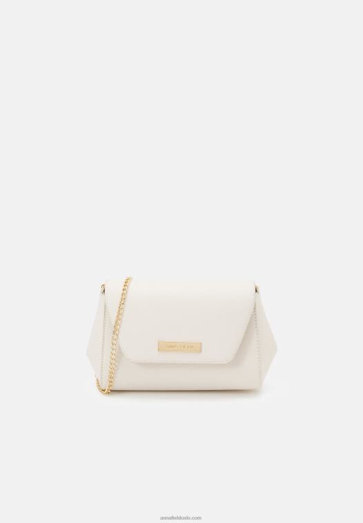 Anna Field kvinner clutch off-white P266L2406