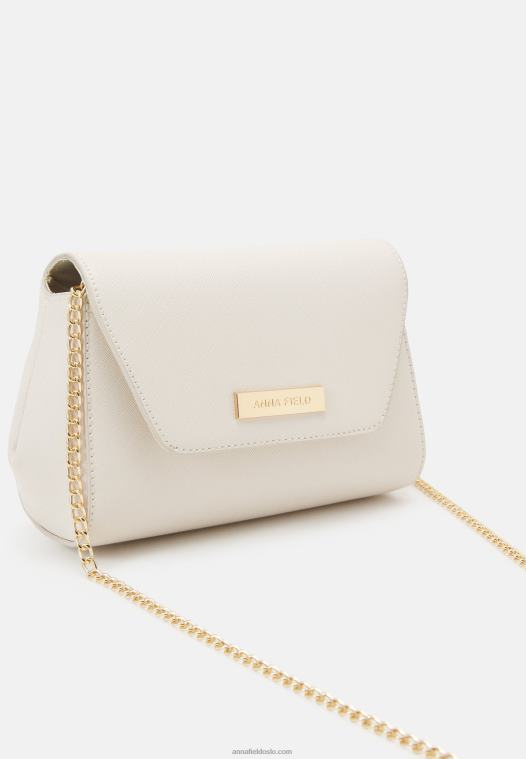 Anna Field kvinner clutch off-white P266L2406