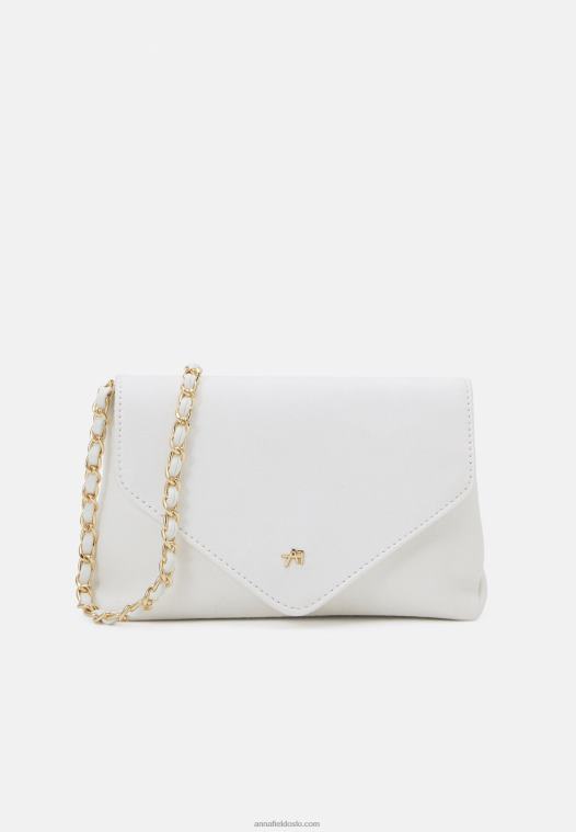 Anna Field kvinner clutch off white P266L2422