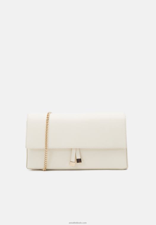 Anna Field kvinner clutch off-white P266L2428