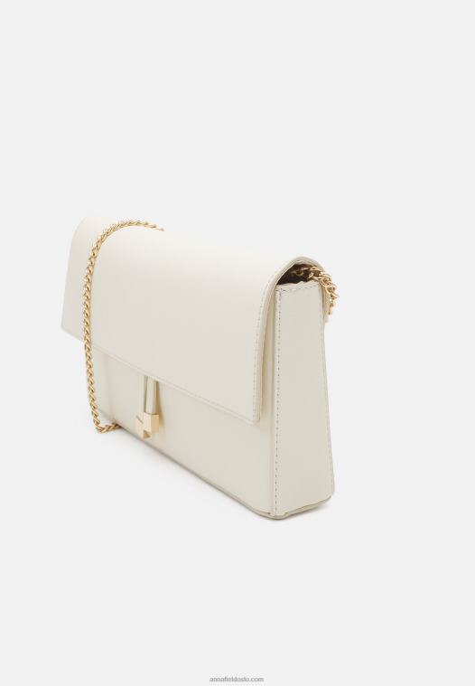 Anna Field kvinner clutch off-white P266L2428
