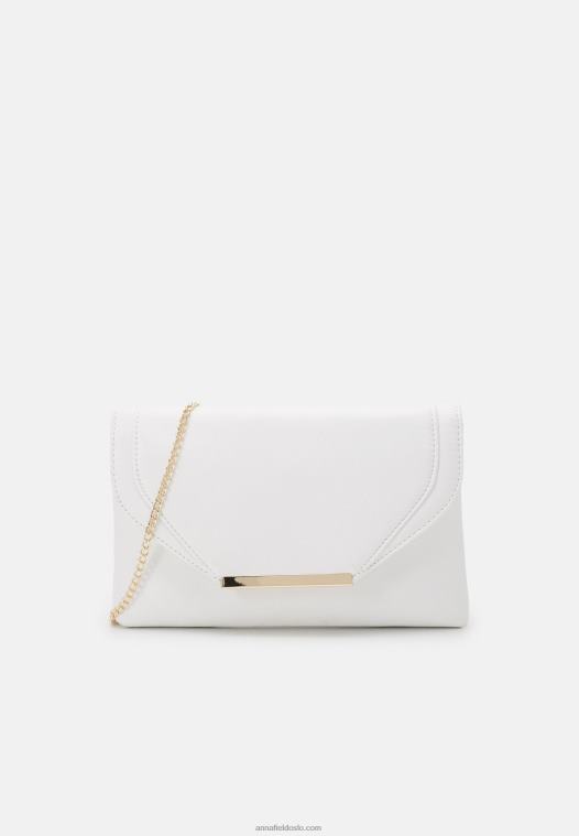 Anna Field kvinner clutch off white P266L2457
