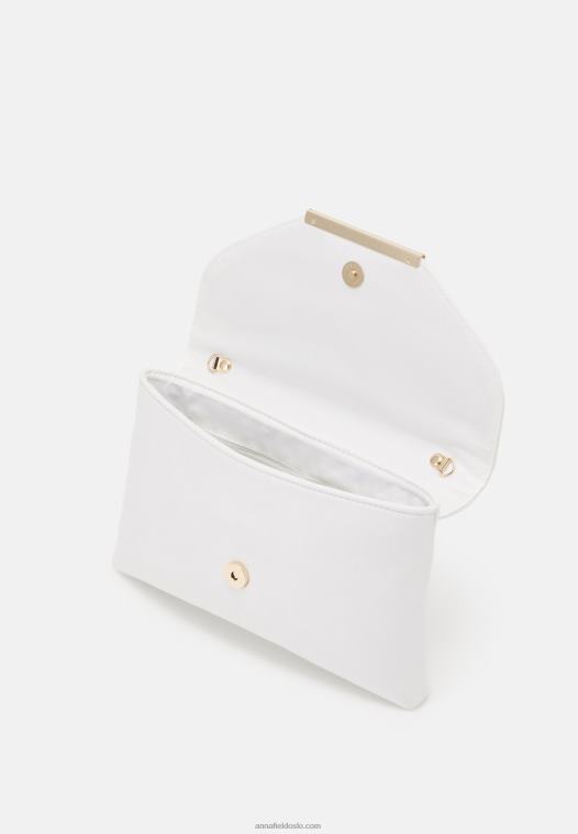 Anna Field kvinner clutch off white P266L2457
