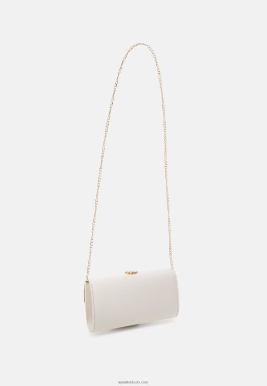 Anna Field kvinner clutch offwhite P266L2393