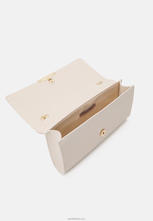 Anna Field kvinner clutch offwhite/rosa P266L2443