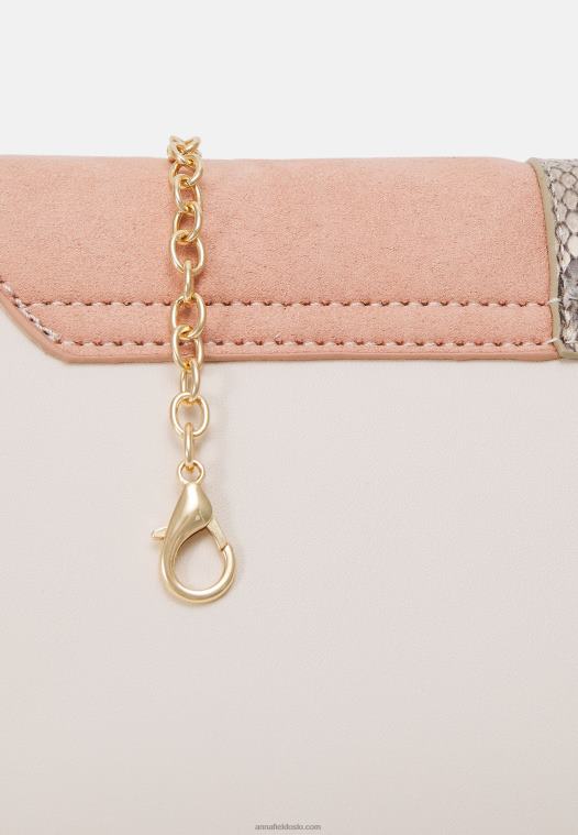 Anna Field kvinner clutch offwhite/rosa P266L2443
