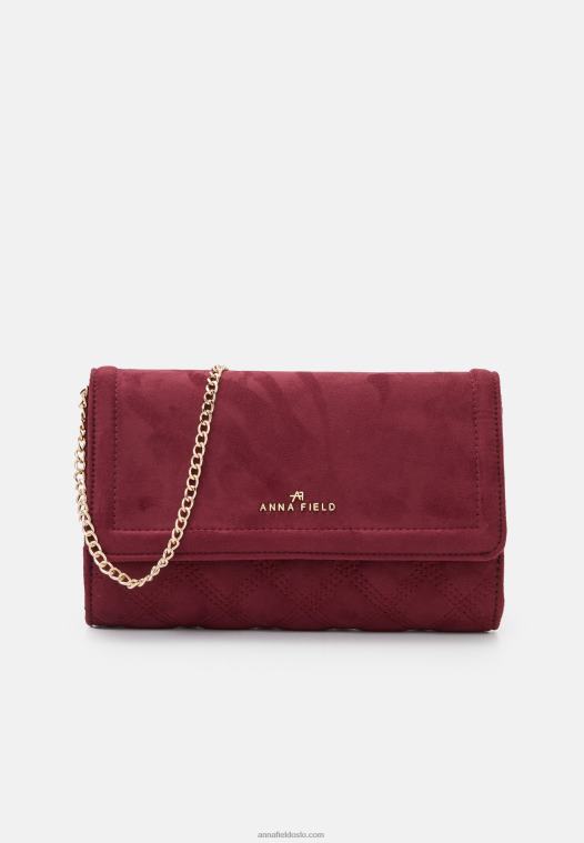 Anna Field kvinner clutch rød P266L2413