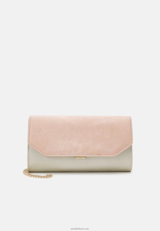 Anna Field kvinner clutch rosa P266L2432