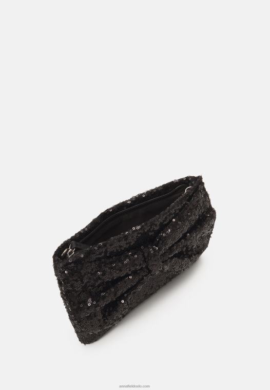 Anna Field kvinner clutch svart P266L2449