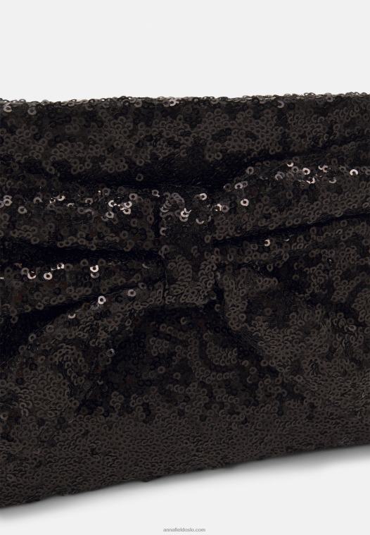 Anna Field kvinner clutch svart P266L2449